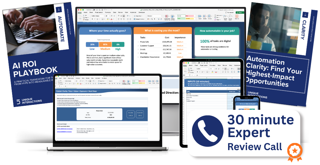 Automation Clarity Diagnostic - Excel tool, PDF guide, and 30 minute expert review call